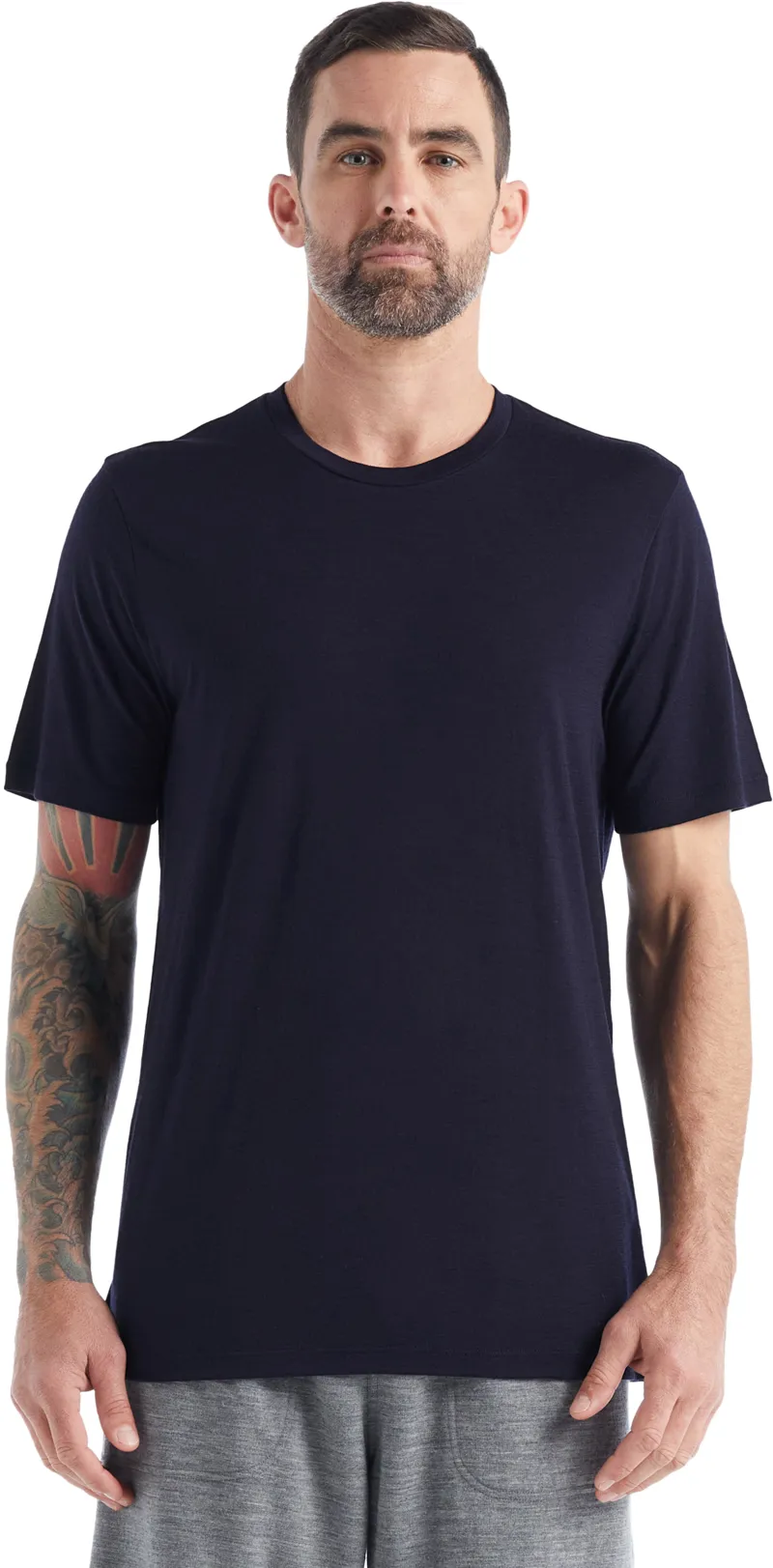 Icebreaker Mens Tech Lite II Short Sleeved Tee - Midnight Navy-1